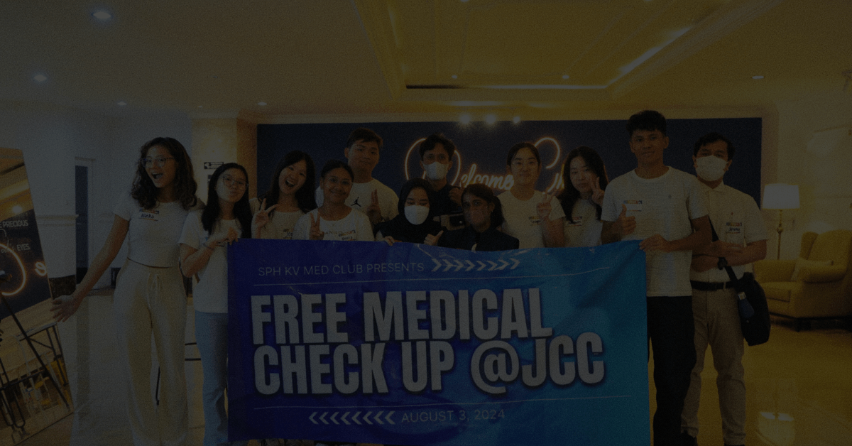 SPH Kemang Village Students Initiated a Free Medical Check Up Event SPH